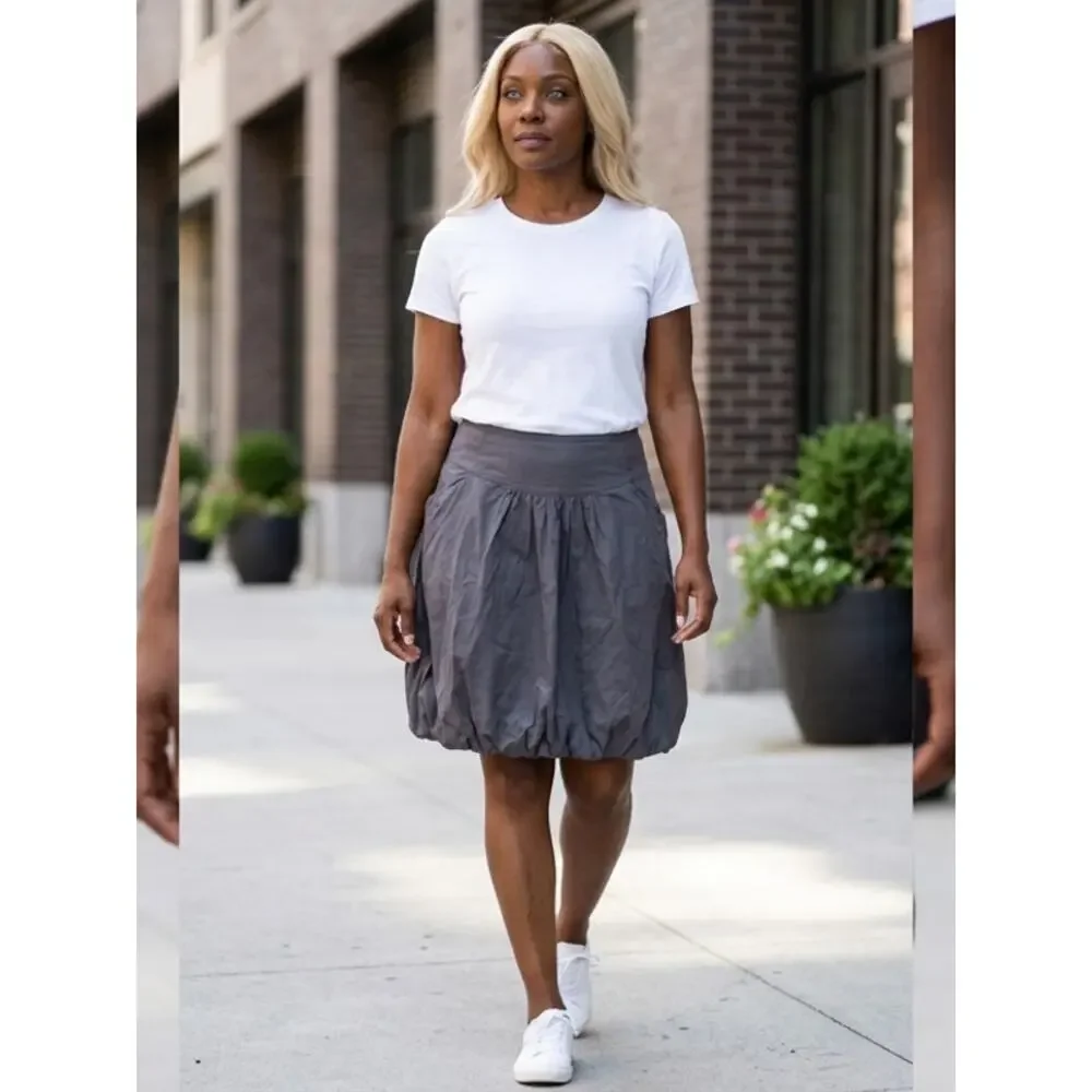 DAY Birger et Mikkelsen Gray Lined Casual Skirt Women Size 36